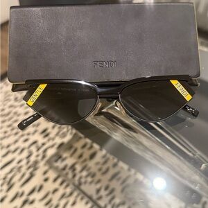 Fendi Black and Yellow Sunglasses
